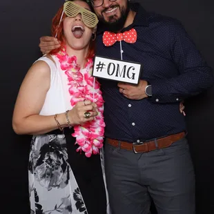Quinceanera celebration captured by one of our amazing Photobooths.