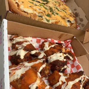 Kung Fu Wings BLT B.L.T. Pizza (see modifications in review)