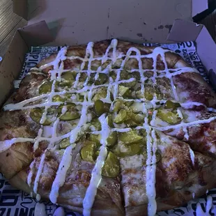 NOT a "fried" pickled pizza.... They should take this off the menu if this is what is expected. They are not fried.