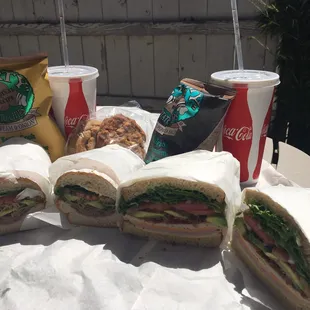 They had a great special this weekend when you buy a sandwich you got a free bag of chips, drink and a cookie.