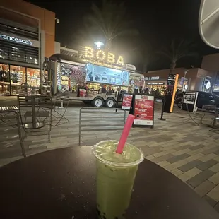 The matcha Boba was amazing!!