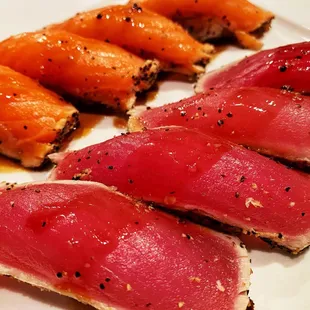 pepper salmon pepper tuna