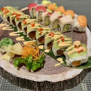 Kool Hawaii roll, Rainbow roll