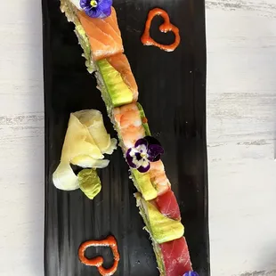 Rainbow Roll made with love