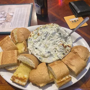 Spinach and Spinach Artichoke Dip
