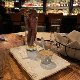 Bacon in a glass