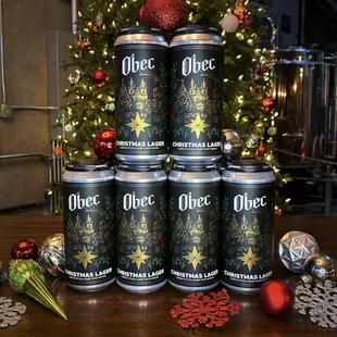 Christmas Lager in cans