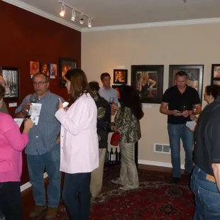 Club members in our Gallery room