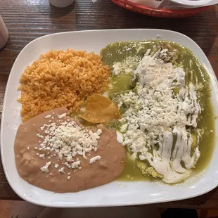 Quilaquiles verdes.