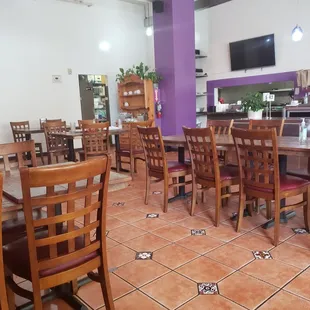 Back of restaurant with plenty of seating