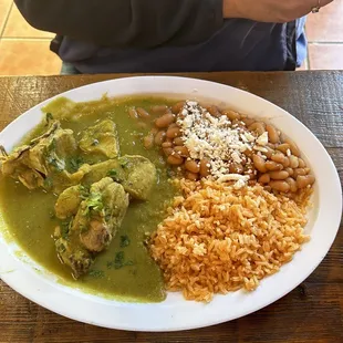 Chile verde chicken