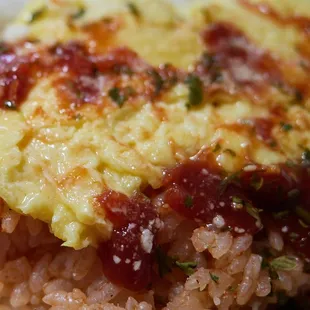 Yoshoku bento - Close-up  omurice