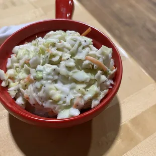 Cole slaw-  best I have ever had.