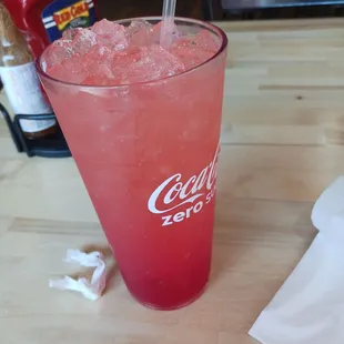 Strawberry lemonade it so yummy and refreshing