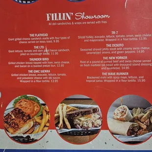 the menu