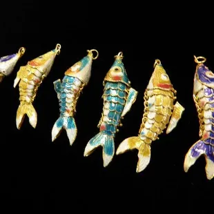 Cloissonne Fish in CC TX at OBJETS D'ART