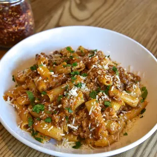 Rigatoni Bolognese Pasta