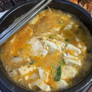 Intestine Tofu Soup