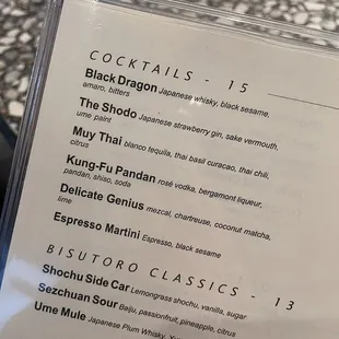 Cocktails