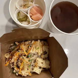 Udon kit with side of pickles