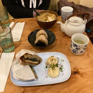 ginger pistachio miso onigiri