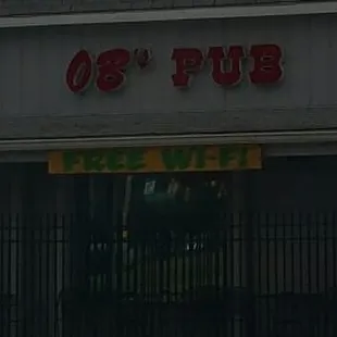 the front of the restaurant