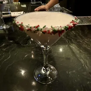 My Christmas cocktail. So good!
