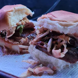 Slaw Sliders with Pork