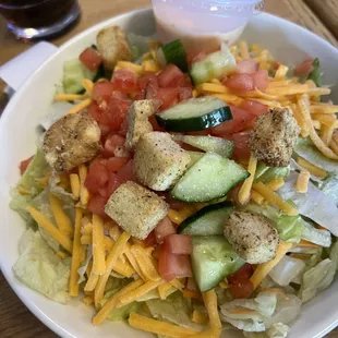 Side salad big enough to share