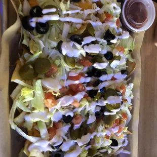 Chicken nachos