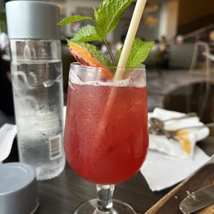 Strawberry cocktail
