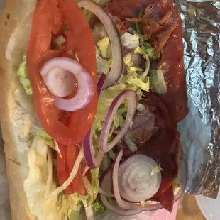 1/2 of an XL Italian.