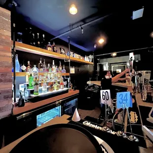 Bar in the balcony area.