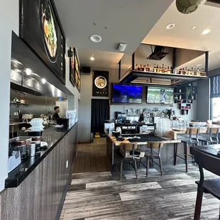 the dining area