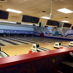 Close up of lanes