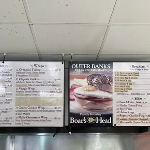 Menu side two