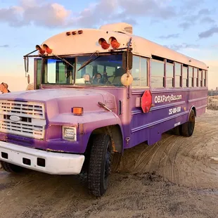 Ain't she a beauty? Get on the bus!