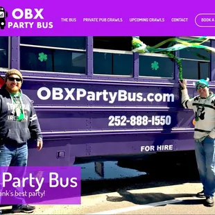 Come ride, drink and party with us...we'll drive!