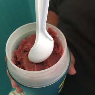 Chocolate covered cherry was great