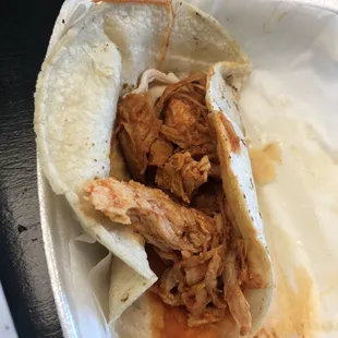Chicken taco