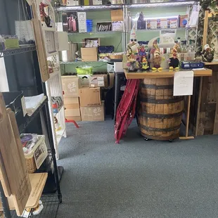 Inside of store- you can adopt your own gnome for $35. They are very cute.