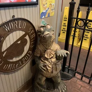 Some of the Louisiana/ Cajun decor which is all over the restaurant.
