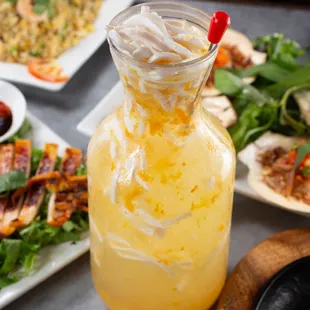 Coconut kumquat juice