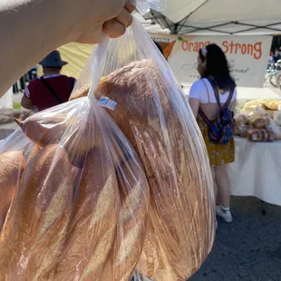 12 pk mini baguettes and 1 brioche pan load (uncut)