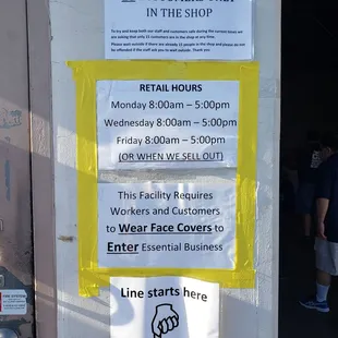 Updated Retail Hours