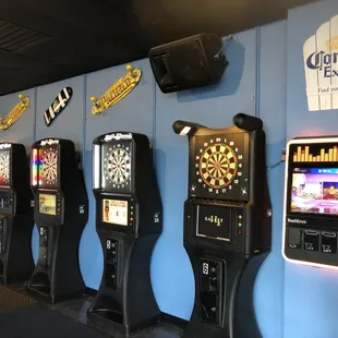 Darts and juke box