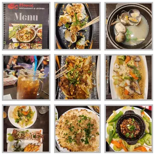 Various dishes that we ordered.