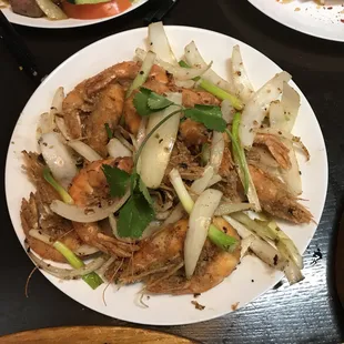 Salat and Pepper Shrimp