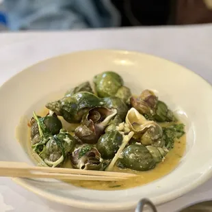 Special butter sauce sweet snails