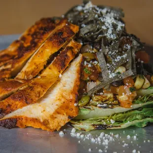 Grilled Chicken Romain Salad